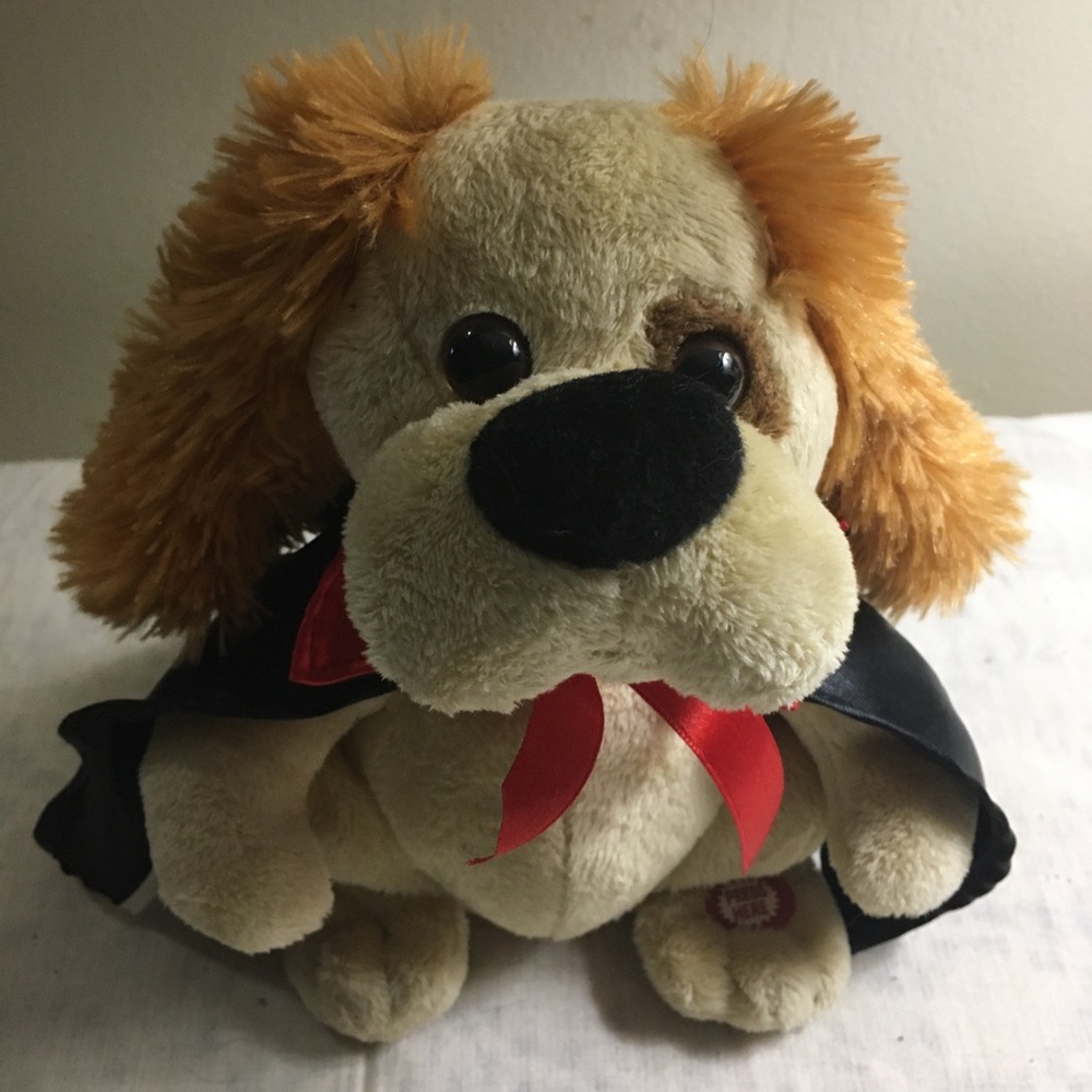 Sound N Light Animatronic Halloween Dog Adam’s Family Theme Song